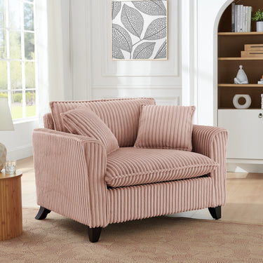 Comfortable single-person sofa chair, with a backrest